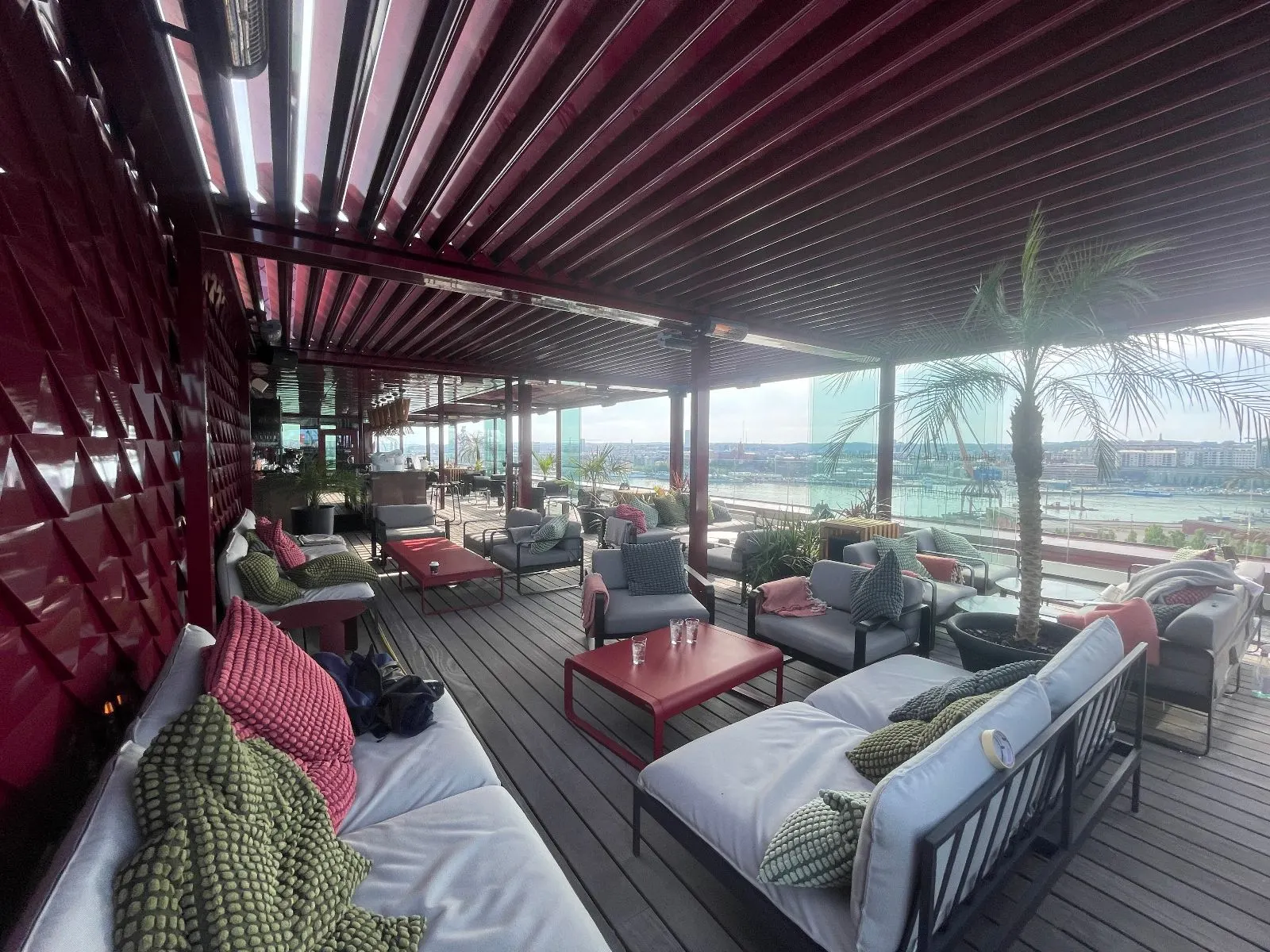 Vädersäkrad taktersass Clarion Hotel The Pier – PS-projekt