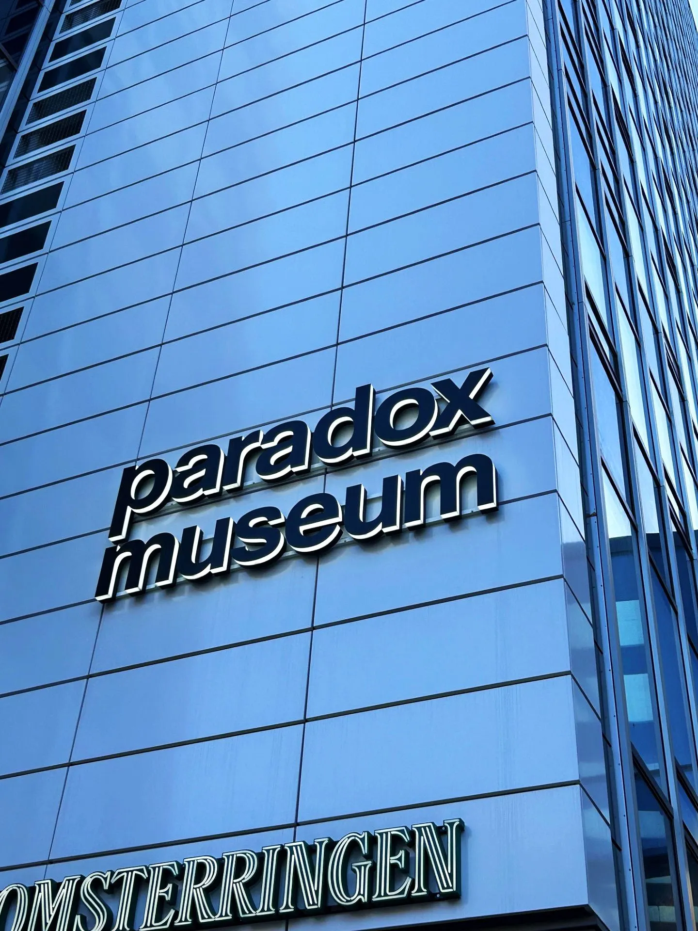 Fasadskyltning för Paradox Museum i Stockholm – PS-projekt