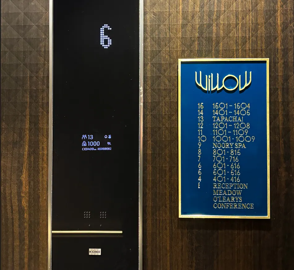 Interior signage