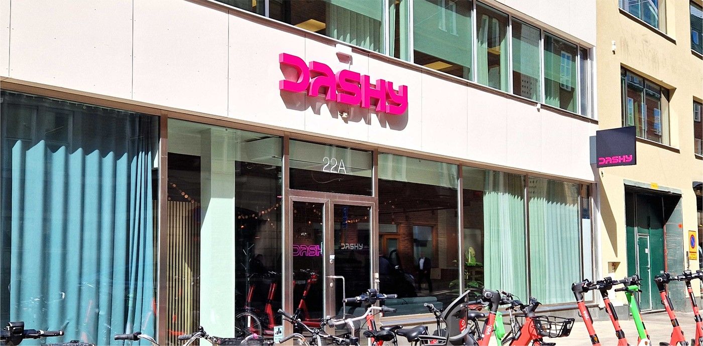 Skyltning för Dashy Studios i Stockholm – bild 2