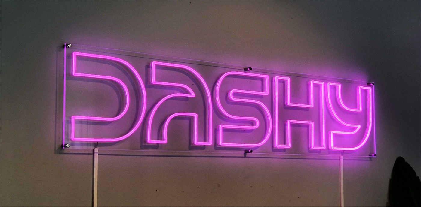 Skyltning för Dashy Studios i Stockholm – bild 3