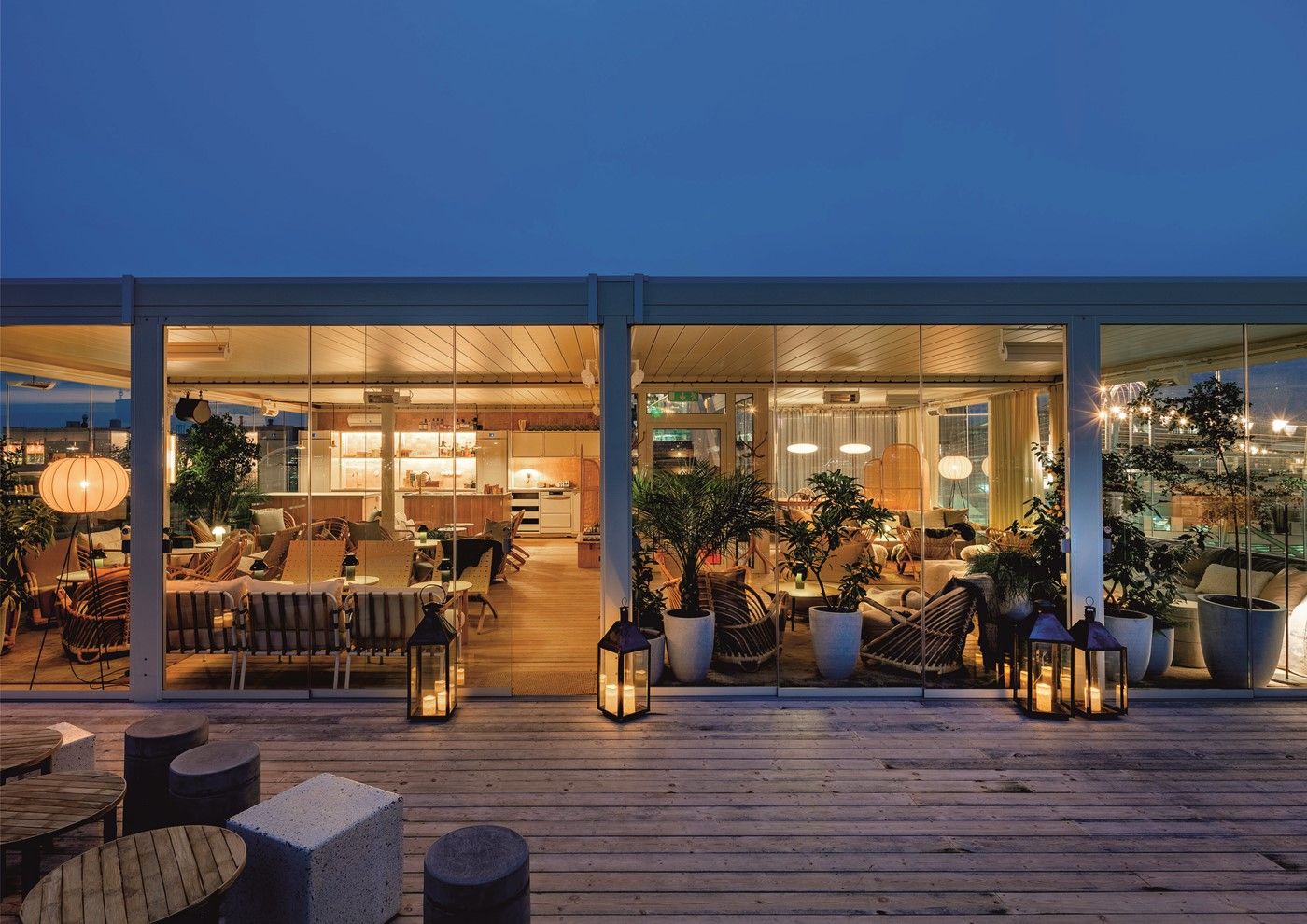Inglasat pergolasystem till Restaurang IMA i Stockholm – bild 2