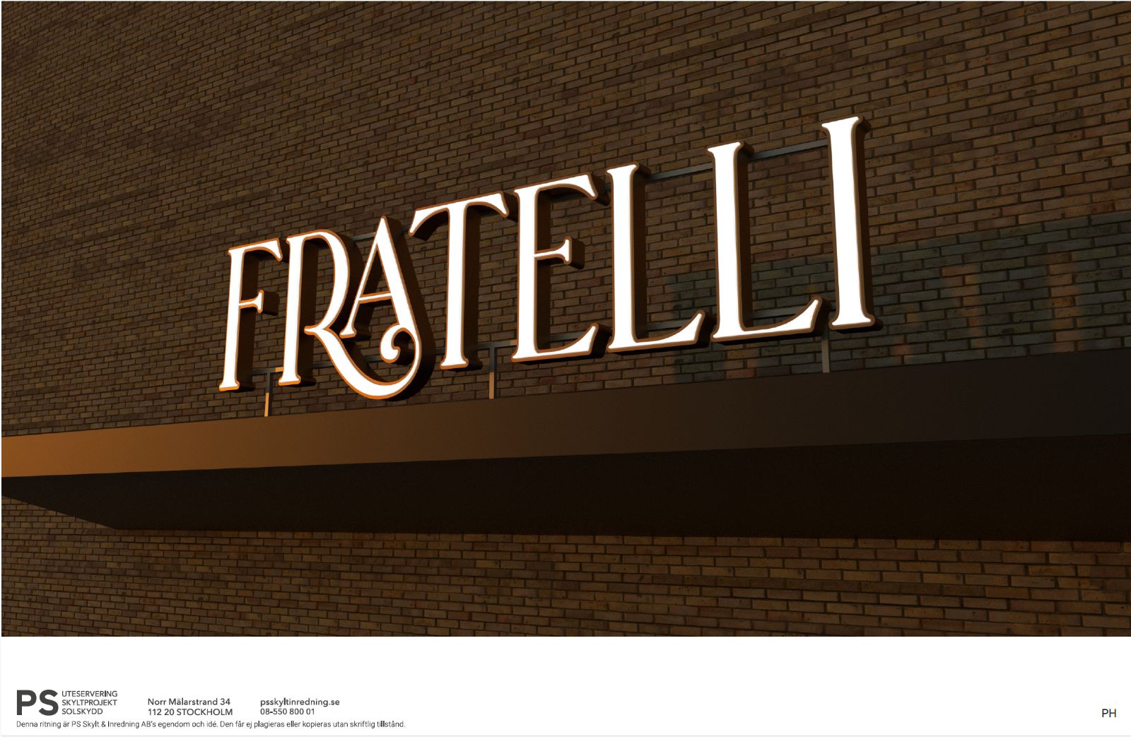Skyltprojekt för Hotel Fratelli i Karlstad – bild 12