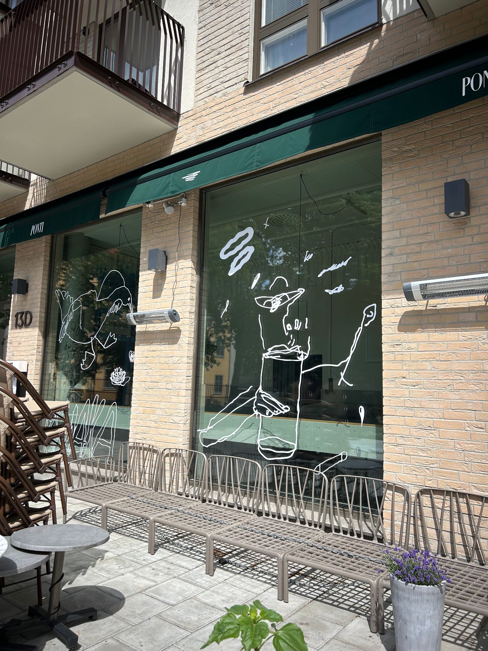 Fönsterdekor till Ponti & Omaka Ölbar  – Södermalm – bild 5