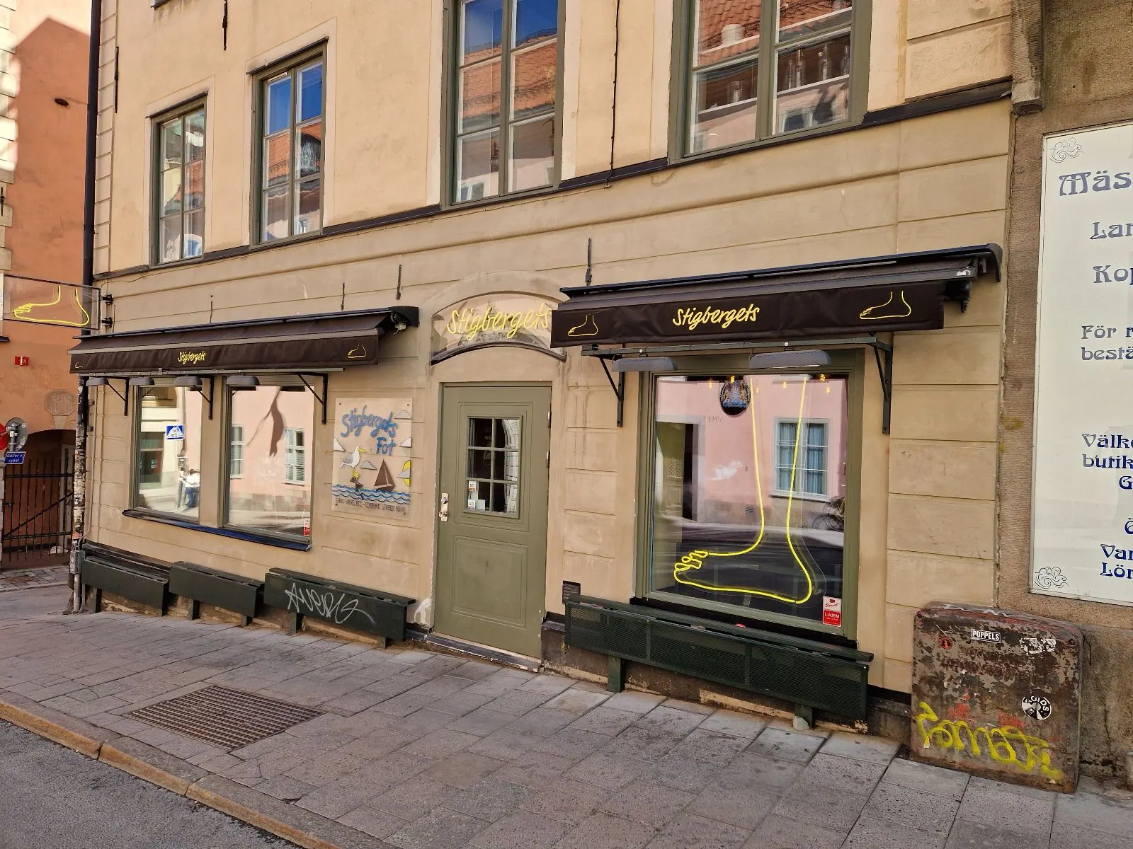 Skyltning till Stigbergets Fot – Södermalm – bild 3