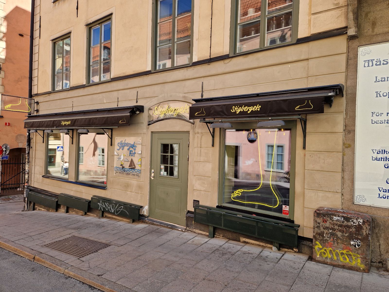 Skyltning till Stigbergets Fot – Södermalm – bild 3
