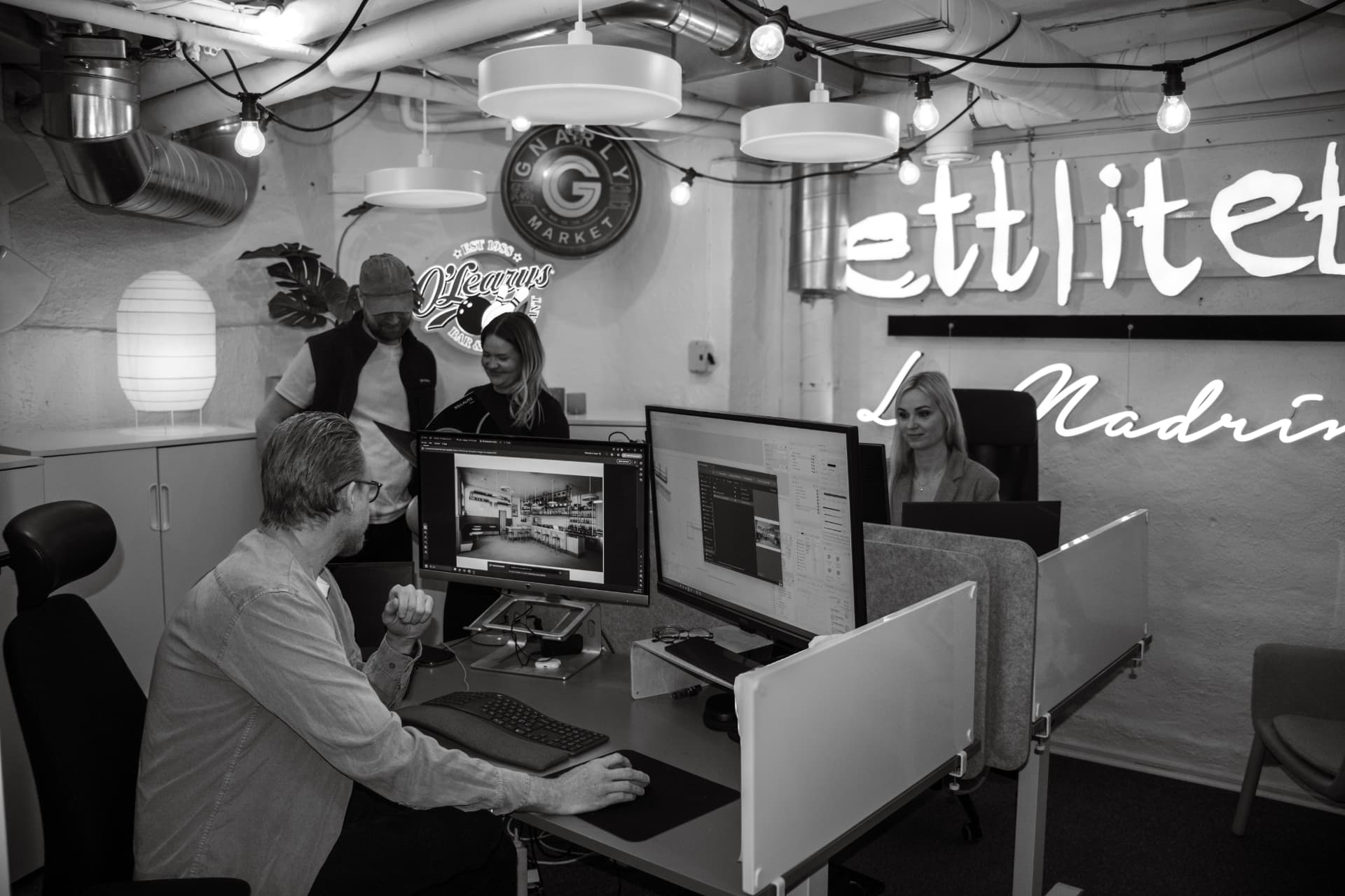 3D-visualisering och fasadskyltning från ett projekt av PS Skylt & Inredning