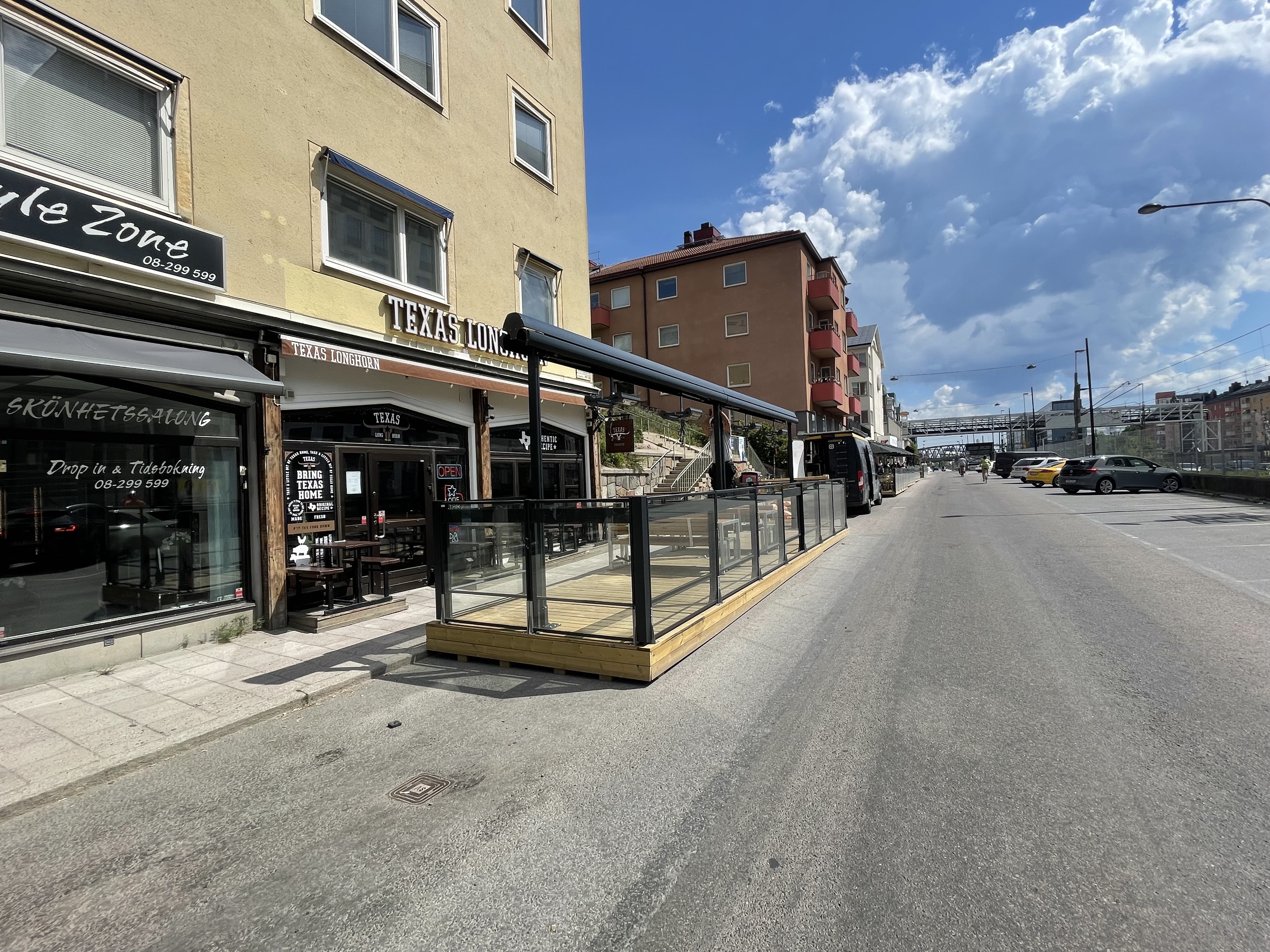 En servering som byggs efter platsens förutsättningar