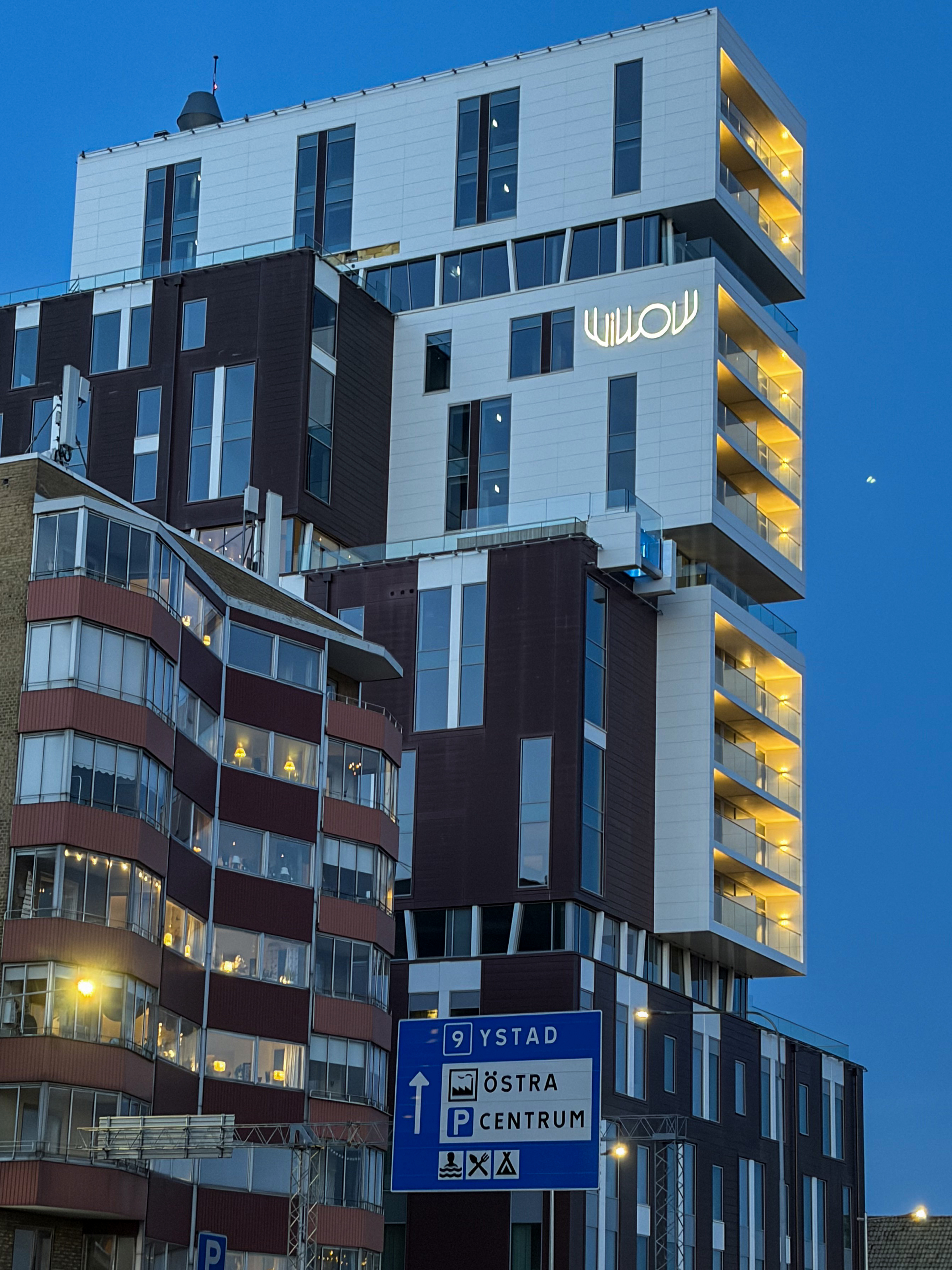 Skyltning för hotell 